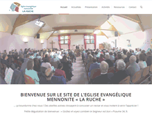 Tablet Screenshot of eglise-la-ruche.com